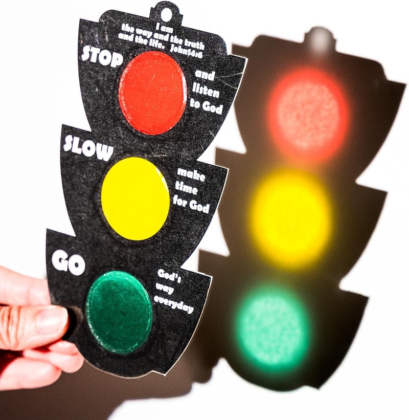 EggSun 36 Sets Bible Traffic Light Suncatchers Crafts for Kids Ornaments Stained Glass Window Arts and Crafts Kit for Sunday School Holiday Birthday Projects Home Christian Decorations Ages 4 8 12 - Image 2
